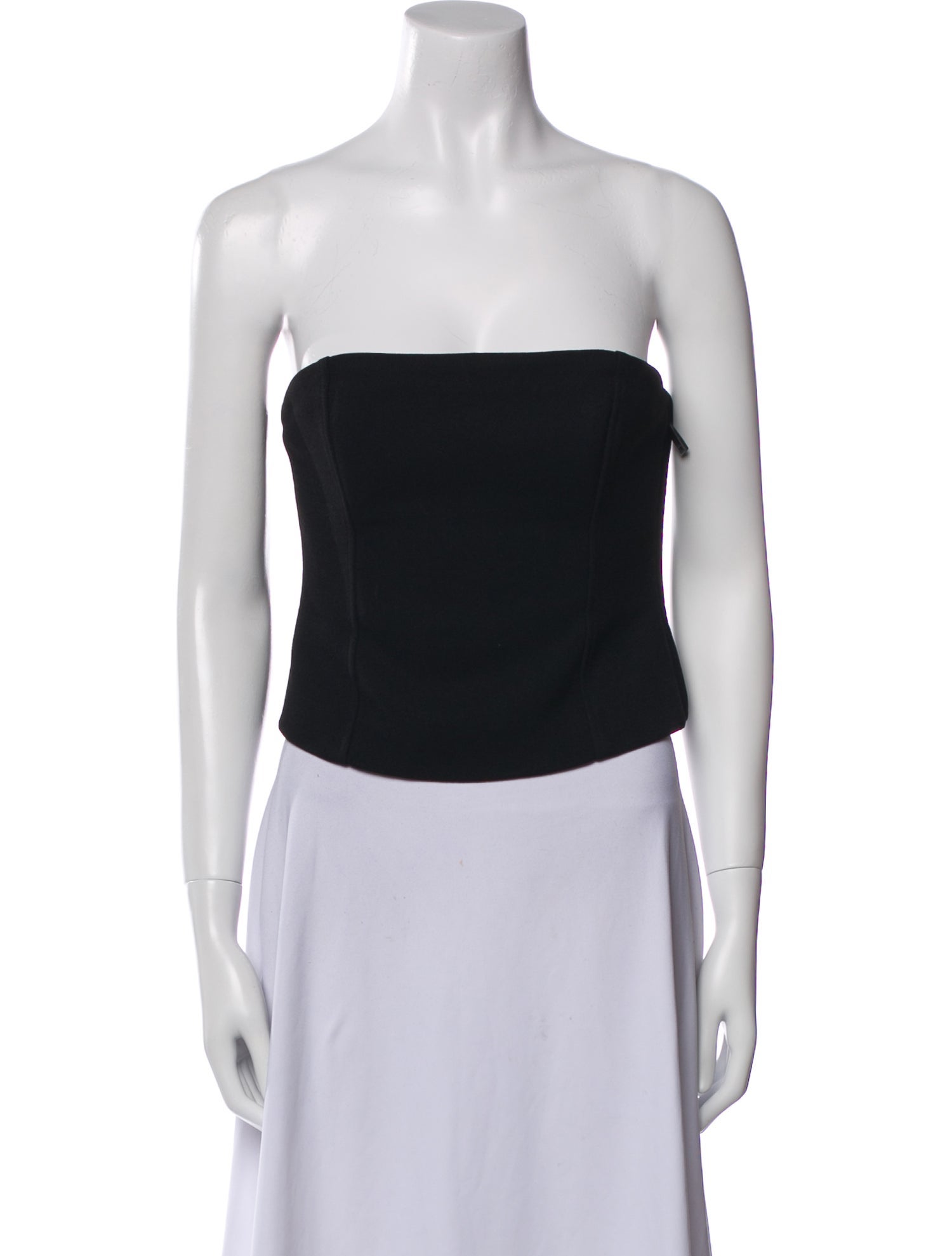 Anine Bing Strapless Crop Top